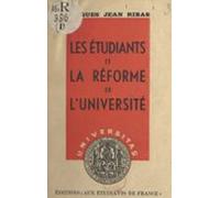 Les Étudiants Et La Réforme De Luniversité (ebook)