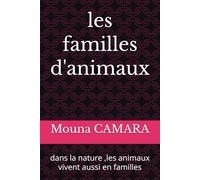 les familles d'animaux: dans la nature ,les animaux vivent aussi en familles