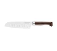 OPINEL - Cuchillo Santoku Japonés Alvéole Les Forgés 1890 de Cocina - Hoja de Acero Inoxidable - Mango de Haya - Multifuncional - Garantía de por Vida - Fabricación Francesa