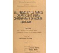 Les Formes Et Les Forces Créatrices De Lislam Contemporain En Algérie