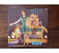 les gammas - les gammas - orchestre J.P Mengeon : help - satisfaction- aline - scandale dans la famille - disque visadisc 241