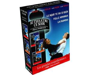 Les Grandes comédiennes n° 1 - 3 pièces de théâtre : Le noir te va si bien + Folle Amanda + La Mamma [Francia] [DVD]
