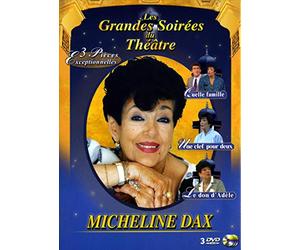 Les Grandes soirées du théâtre avec Micheline Dax - Coffret 3 DVD : Quelle famille ! - Une clef pour deux - Le Don d'Adèle [Francia]