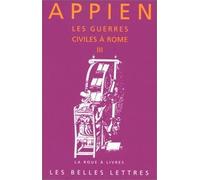 Les guerres civiles à Rome: Tome 3 (La roue a livres, 40)