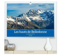 Les hauts de Belledonne les Alpes vues du ciel (Calendrier mural 2026 DIN A2 vertical) calendrier de bureau: Découverte des Alpes en survolant le massif de Belledonne