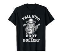 ¿Les Importa si Hoot & holer? -Divertido búho Diciendo música Country Camiseta