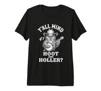 ¿Les Importa si Hoot & holer? -Divertido búho Diciendo música Country Camiseta Premium