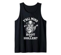 ¿Les Importa si Hoot & holer? -Divertido búho Diciendo música Country Camiseta sin Mangas