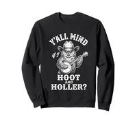 ¿Les Importa si Hoot & holer? -Divertido búho Diciendo música Country Sudadera