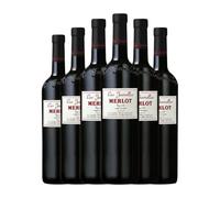 Les Jamelles Merlot Vin de Pays d'Oc 75 cl Vino tinto (Caja de 6 Botellas de 75 cl)