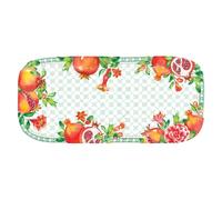 Les Jardins de la Comtesse - Bandeja rectangular pequeña de melamina pura - Pasteles y Cake - Plato largo de presentación - Sevilla - Colección de vajilla MelARTmine - 37,5 cm