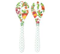 Les Jardins de la Comtesse - Cubiertos para ensalada de melamina pura - Sevilla - 33 cm - Servicio de mesa de vajilla cuasi-irrompible MelARTmine