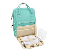 Les Jardins de la Comtesse - Mochila de Picnic para 2 Personas, Isotherme, Turquesa, 1,5 kg, 31 x 19 x 42 cm