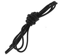 Les lacets Français - Cordones redondos de algodón encerado, color negro negro 75cm, Para 5 oeillets
