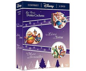 Les Les Trois petits cochons + Le Lièvre et la Tortue + La Mare aux grenouilles - Les Intemporels - Coffret 4 DVD [Francia]