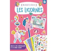 Les licornes: Plus de 200 autocollants et du papier créatif