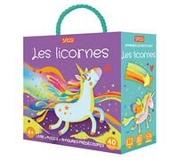 Les licornes. Q-box: Avec un livre, un puzzle de 40 pièces et 10 figures prédécoupées (Sassi junior)