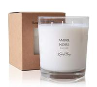 Les Lumières du Temps - Vela Vegetal (350 g, 3 mechas), Color ámbar Negro