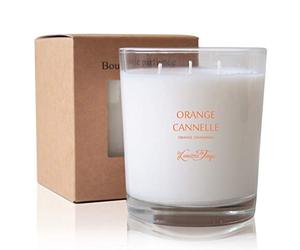 Les Lumières du Temps - Vela Vegetal (350 g, 3 mechas), Color Naranja