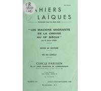 Les Maçons Migrants De La Creuse Au 19e Siècle (ebook)