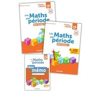 Les Maths par période Outils pour les maths CP: Pack 3 volumes : Mon fichier 1 + Mon fichier 2 + Mon mémo
