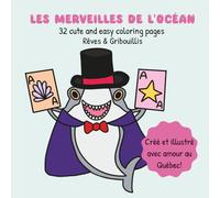 Les merveilles de l’océan: 32 coloriages simples et mignons