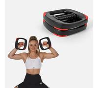 Les Mills™ Discos de peso ergonómicos de doble propósito para entrenamientos corporales totales, 5.5 libras