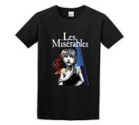 Les Miserables Broadway Show Musicalize - Camiseta unisex para hombre, color negro, Negro, S