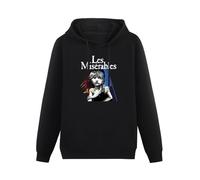 Les Miserables Broadway - Sudadera unisex divertida con capucha y estampado gráfico para hombre, color negro, Negro, 3XL