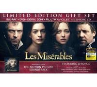 Les Miserables Limited Edition Gift Set with Blu-Ray+DVD+Digital Copy+Ultraviolet Plus 20-Song CD Soundtrack
