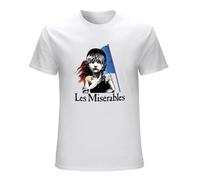 Les Miserables T-Shirt Graphic tee Printed Top for Men T-Shirt White3XL