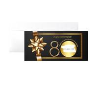 Les Palabras PerSOS Buen regalo | Tarjeta regalo para rascar | Tarjeta sorpresa | Tarjeta de rascar | Tarjeta sorpresa para rascar (80 años)