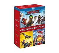 Les films Lego - L'intégrale 3 films : Lego Batman, le film + La Grande Aventure Lego + Lego Ninjago, le film [Francia] [Blu-ray]