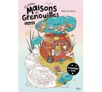 Les petites maisons des grenouilles à colorier