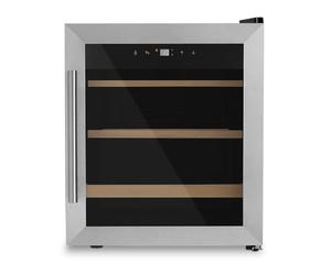 Les Petits Champs Vinoteca 15 botellas CAVC15 46L, Puerta acero inoxidable, Anti-UV, Sistema termodinámico, Regulable de 4°C a 18°C, Silenciosa, Iluminación LED, 2 estantes
