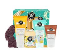 Les Petits Plaisirs - Set de perfume Vainilla Monoï, Eau de Toilette Mujer, Gel de Ducha, Crema de Mano, Fabricado en Francia, Botella de 110 ml