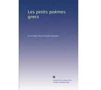 Les petits poèmes grecs