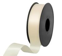 Les Petits Ribbons Cinta de Poliéster - Cinta de Satén de Doble Cara 100% Poliéster para Bodas, Envoltorios de Regalos, Arreglos Florales, Manualidades, Tartas, Lazos, Adornos, 25mm x 25m