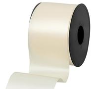 Les Petits Ribbons Cinta de Poliéster - Cinta de Satén de Doble Cara 100% Poliéster para Bodas, Envoltorios de Regalos, Arreglos Florales, Manualidades, Tartas, Lazos, Adornos, 63mm x 25m