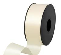 Les Petits Ribbons Cinta de Poliéster - Cinta de Satén de Doble Cara 100% Poliéster para Bodas, Envoltorios de Regalos, Arreglos Florales, Manualidades, Tartas, Lazos, Adornos, 38mm x 25m