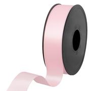 Les Petits Ribbons Cinta de Poliéster - Cinta de Satén de Doble Cara 100% Poliéster para Bodas, Envoltorios de Regalos, Arreglos Florales, Manualidades, Tartas, Lazos, Adornos, 25mm x 25m
