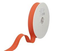 Les Petits Rubans Cinta Al Bies - 20 mm de ancho, plegada 10 mm, rollo de 25 m, 50% algodón, 50% poliéster, cenefa para costura, pancartas, tapicería, muebles, ribetes, ropa, mantas