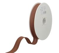 Les Petits Rubans Cinta Al Bies - 20 mm de ancho, plegada 10 mm, rollo de 25 m, 50% algodón, 50% poliéster, cenefa para costura, pancartas, tapicería, muebles, ribetes, ropa, mantas