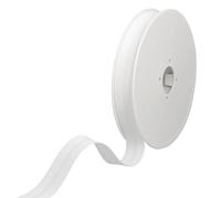 Les Petits Rubans Cinta Al Bies - 30 mm de ancho, plegada 15 mm, rollo de 25 m, 50% algodón, 50% poliéster, cenefa para costura, pancartas, tapicería, muebles, ribetes, ropa, mantas