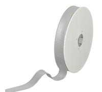 Les Petits Rubans Cinta Al Bies Metálica - 20 mm de ancho, doblada 10 mm, rollo de 20 m, 80% poliéster 20% lurex, ribete para coser, pancartas, telas para tapicería, muebles, ribetes, ropa, mantas