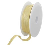 Les Petits Rubans Hilo Metálico para Ribete - 10 mm de Ancho, Rollo de 25 m, 80% poliéster 20% Lurex, Ribetes para Coser, pancartas, tapicería, Muebles, Ribetes, Ropa, Mantas