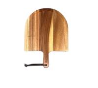 Les Plaisirs Du Chef - Tabla de servir de madera de acacia de 20,3 x 27,8 cm - Tabla para tapas y bruschetta - Tabla de madera hecha a mano - Natural y duradera - Ideal para queso, aperitivos y