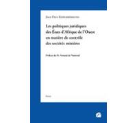 Les Politiques Juridiques Des États Dafrique De Louest En Matière De C