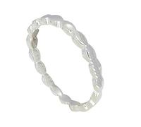 LES POULETTES BIJOUX - Anillo Almendras Plata 925 - taille 10 (15,92 mm)