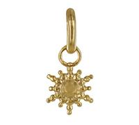 LES POULETTES BIJOUX - Colgante Chapado de Oro Mini Sol de Bolas